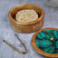 Tropical-themed roti box with vibrant design and secure lid