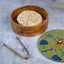 Vintage peacock roti box with intricate designs and antique charm