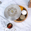 Butterfly silver lid masala box for spice storage and freshness