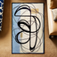 Abstract minimal woolen carpets with soft textures and patterns
