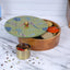 Vintage Peacock Masala Box with intricate design and rich colors