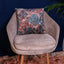 Miami Design Turquoise Cushion Cover with Modern Pattern