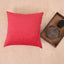Soft Plain Red Sofa Cushion Cover – Elegant & Cozy Décor