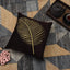 Chinar Embroidered Brown Cushion Cover – Elegant Decorative Accent