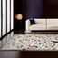 Hand-tufted wool carpet with elegant stone-inspired design
