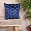 Prism Embroidered Design Blue Cushion Covers