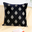 Crown Green Embroidered Decorative Cushion Cover