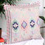 Decorative Embroidered Pink Cotton Cushion Cover