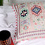 Decorative Embroidered Red Cotton Cushion Cover