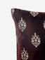 Crown Turquoise Embroidered Decorative Cushion Cover