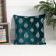 Crown Blue Embroidered Decorative Cushion Cover