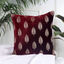 Palm Embroidered Decorative Wine Cushion Cover