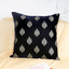 Crown Blue Embroidered Decorative Cushion Cover