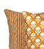 Glint Printed Yellow Cotton Cushion Cover (Set of 2)