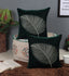 Chinar Embroidered Decorative Turquoise Cushion Cover