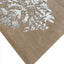 Elegant hand-tufted beige & silver damask wool rug for living room